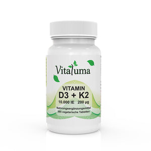 Vitamin D3 + K2 – 365 Tabletten